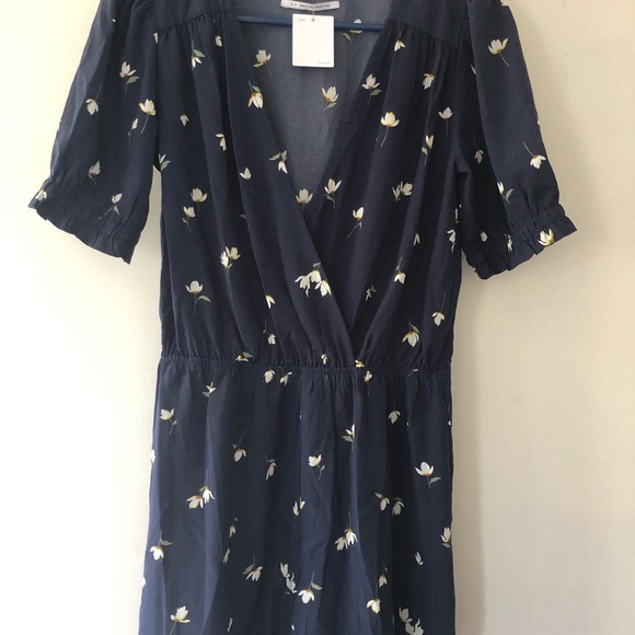 Urban Outfitters Navy Floral Romper - Picture 6 of 6